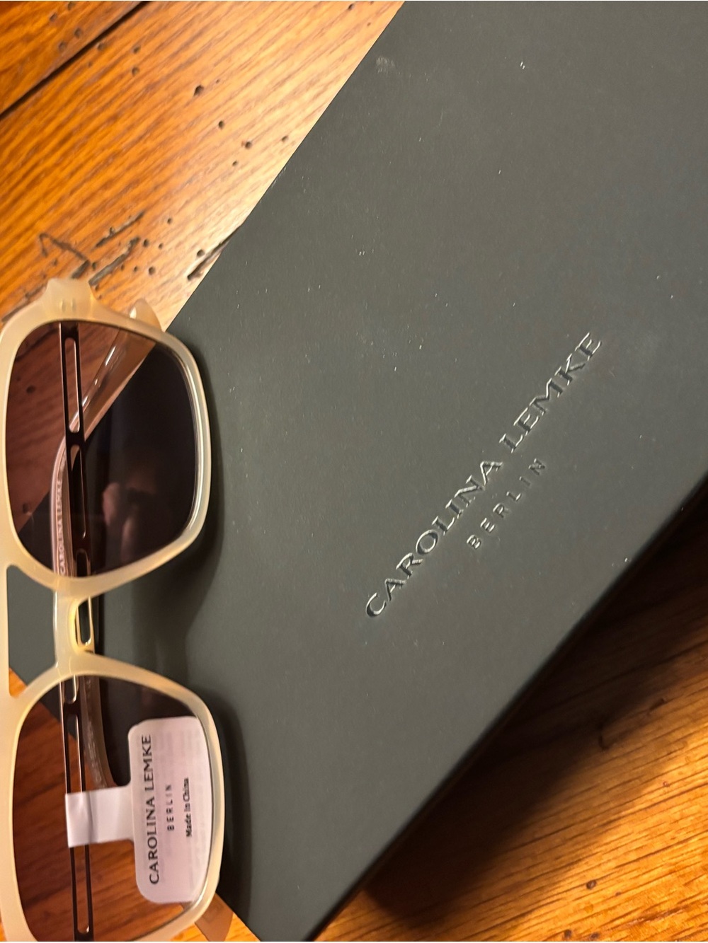 Carolina Lemke Beige/Tortoiseshell Women’s Sunglasses